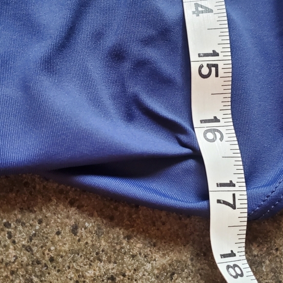 Next Double Up Tanktini Swim Top Sz. 32 B/C Stripe Impact Navy Top - Picture 6 of 12